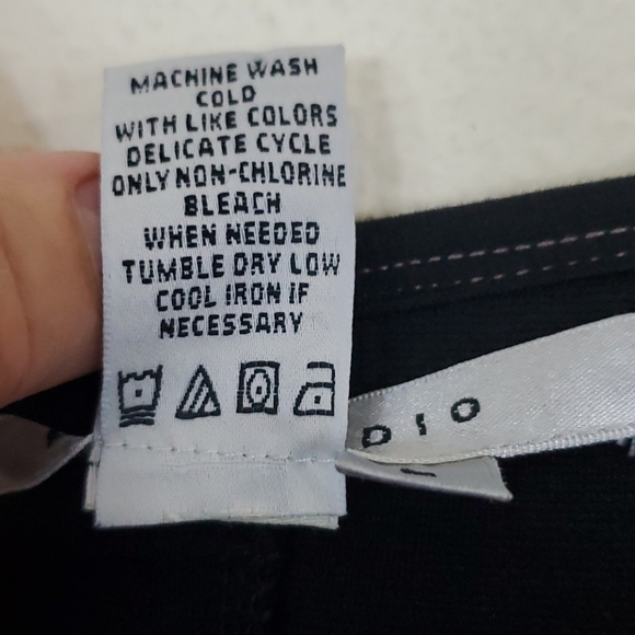 Max Studios Black & Light Brown Dress L - Picture 8 of 8